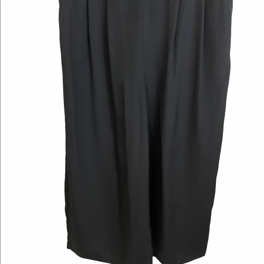 Halogen Button Front Size Small Black Jumpsuit - image 3